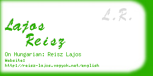 lajos reisz business card